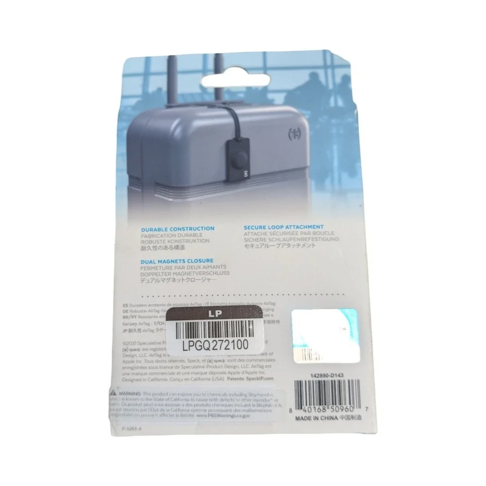 C5-O Speck - Luggage Tag Pro for Apple AirTag -‎ Black